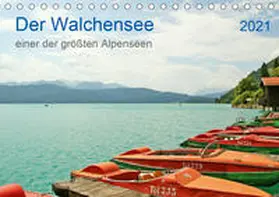 Hahn |  Der Walchensee - einer der größten Alpenseen (Tischkalender 2021 DIN A5 quer) | Sonstiges |  Sack Fachmedien