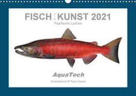 Vecsei |  Fisch als Kunst 2021: Pazifische Lachse (Wandkalender 2021 DIN A3 quer) | Sonstiges |  Sack Fachmedien