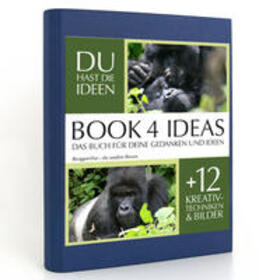 CALVENDO | BOOK 4 IDEAS classic | Berggorillas - die sanften Riesen, Notizbuch, Bullet Journal mit Kreativitätstechniken und Bildern, DIN A5 | Buch | 978-3-672-77709-8 | sack.de