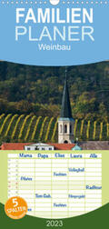 Braun |  Familienplaner Strukturen im Weinbau (Wandkalender 2023 , 21 cm x 45 cm, hoch) | Sonstiges |  Sack Fachmedien