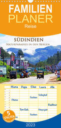 Busse |  Familienplaner Südindien - Naturparadies in den Bergen (Wandkalender 2023 , 21 cm x 45 cm, hoch) | Sonstiges |  Sack Fachmedien