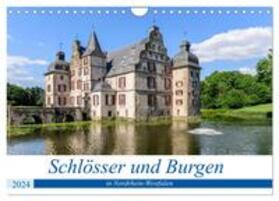Ebert | Schlösser und Burgen in NRW (Wandkalender 2024 DIN A4 quer), CALVENDO Monatskalender | Sonstiges | 978-3-675-49395-7 | sack.de