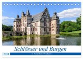 Ebert | Schlösser und Burgen in NRW (Tischkalender 2024 DIN A5 quer), CALVENDO Monatskalender | Sonstiges | 978-3-675-60242-7 | sack.de