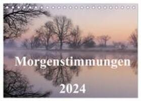 Hennig | Morgenstimmungen 2024 (Tischkalender 2024 DIN A5 quer), CALVENDO Monatskalender | Sonstiges | 978-3-675-70559-3 | sack.de