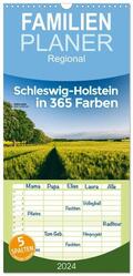 Jansen |  Familienplaner 2024 - Schleswig-Holstein in 365 Farben mit 5 Spalten (Wandkalender, 21 x 45 cm) CALVENDO | Sonstiges |  Sack Fachmedien