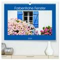 Schmidt |  Farbenfrohe Fenster (hochwertiger Premium Wandkalender 2024 DIN A2 quer), Kunstdruck in Hochglanz | Sonstiges |  Sack Fachmedien