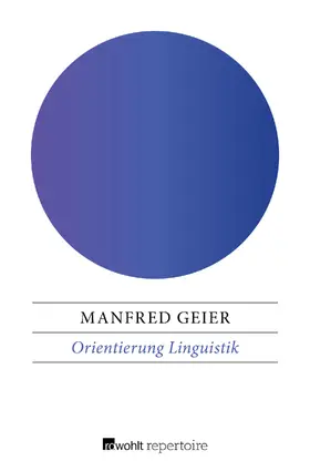 Geier |  Orientierung Linguistik | Buch |  Sack Fachmedien