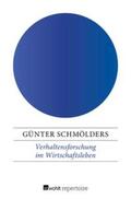 Schmölders |  Verhaltensforschung im Wirtschaftsleben | eBook | Sack Fachmedien