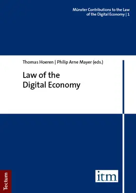 Hoeren / Mayer |  Law of the Digital Economy | Buch |  Sack Fachmedien