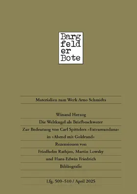 Körber |  Bargfelder Bote | eBook | Sack Fachmedien
