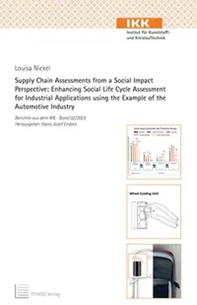 Nickel / Endres |  Supply Chain Assessments from a Social Impact Perspective: Enhancing Social Life Cycle Assessment for Industrial Applications using the Example of the Automotive Industry | Buch |  Sack Fachmedien