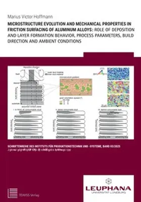 Hoffmann / Klusemann |  Microstructure Evolution and Mechanical Properties in Friction Surfacing of Aluminum Alloys: Role of Deposition and Layer Formation Behavior, Process Parameters, Build Direction and Ambient Conditions | Buch |  Sack Fachmedien