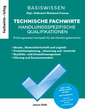 Fresow |  Technische Fachwirte: Handlungsspezifische Qualifikationen | Buch |  Sack Fachmedien