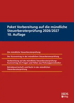 Dauber / Fränznick / Hellmer |  Paket Vorbereitung auf die mündliche Steuerberaterprüfung 2026/2027 | Buch |  Sack Fachmedien