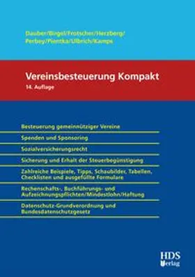 Dauber / Birgel / Herzberg |  Vereinsbesteuerung Kompakt | eBook | Sack Fachmedien
