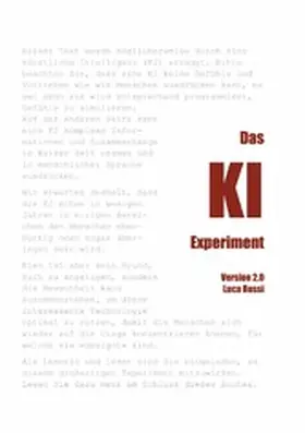 Rossi |  Das KI Experiment | eBook | Sack Fachmedien