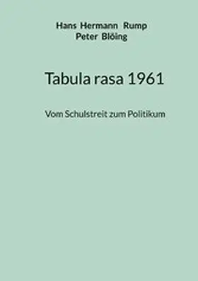 Rump / Blöing |  Tabula rasa 1961 | eBook | Sack Fachmedien