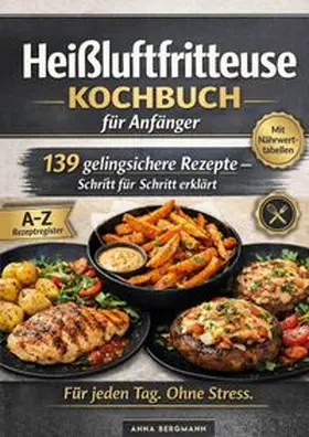 Bergmann |  HEISSLUFTFRITTEUSEKOCHBUCH FÜR ANFÄNGER | Buch |  Sack Fachmedien