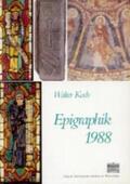 Koch |  Epigraphik 1988 | Buch |  Sack Fachmedien