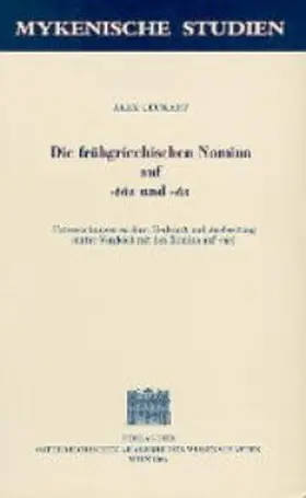 Leukart / Deger-Jalkotzy |  Die frühgriechischen Nomina auf -tas und -as | Buch |  Sack Fachmedien