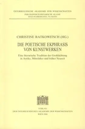 Ratkowitsch |  Die poetische Ekphrasis von Kunstwerken | Buch |  Sack Fachmedien