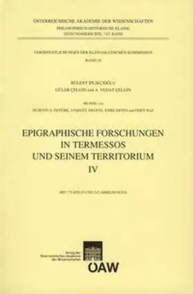 Iplikcioglu / Celgin |  Epigraphische Forschungen in Termessos und seinem Territorium IV | Buch |  Sack Fachmedien