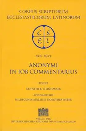 Steinhauser |  Anonymi in Iob commentarius | Buch |  Sack Fachmedien
