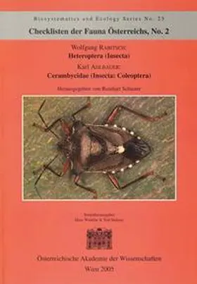 Rabitsch / Adlbauer |  Checklisten der Fauna Österreichs, Nr. 2 - Heteroptera (Insecta) Cerambycidae (Insecta: Coleoptera) | Buch |  Sack Fachmedien
