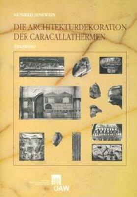 Jenewein / Fillitz / Bösel |  Die Architekturdekoration der Caracallathermen | Buch |  Sack Fachmedien