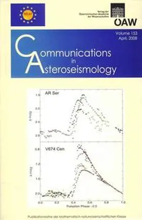 Breger |  Communications in Asteroseismology Volume 153, 2008 | Buch |  Sack Fachmedien