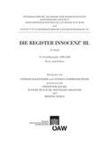 Hageneder / Sommerlechner |  Die Register Innocenz` III. 11. Band | Buch |  Sack Fachmedien