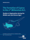 Hein |  The Formation of Cyprus in the 2nd Millenium B.C. | Buch |  Sack Fachmedien