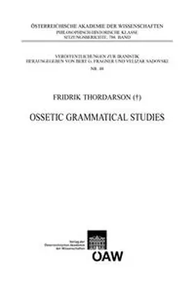 Thordarson | Ossetic Grammatical Studies | Buch | 978-3-7001-6564-4 | www.sack.de