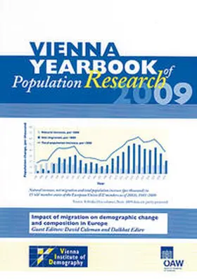 Vienna Institute of Demography Austrian Academy of Sciences |  Vienna Yearbook of Population Research / Vienna Yearbook of Population Research 2009 | Buch |  Sack Fachmedien