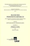 Borisovich Lurje |  Lurje, P: Iranisches Personennamenbuch / Personal Names in S | Buch |  Sack Fachmedien