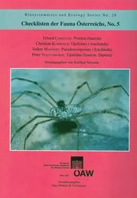 Schuster |  Checklisten der Fauna Österreichs, No.5 | Buch |  Sack Fachmedien