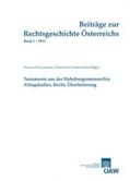 Olechowski / Schmetterer |  Beiträge zur Rechtsgeschichte Österreichs, Band 1/2011 | Buch |  Sack Fachmedien