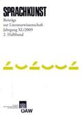 Foltinek / Höller |  Sprachkunst. Beiträge zur Literaturwissenschaft / Jahrgang XL/2009 2. Halbband | eBook | Sack Fachmedien