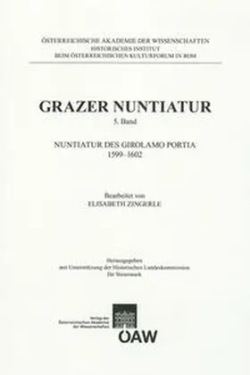 Bösel / Fillitz |  Grazer Nuntiatur 5. Band | Buch |  Sack Fachmedien