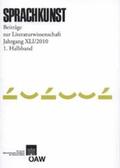 Foltinek / Höller |  Sprachkunst. Beiträge zur Literaturwissenschaft / Jahrgang 41/201 1. Halbband | eBook | Sack Fachmedien