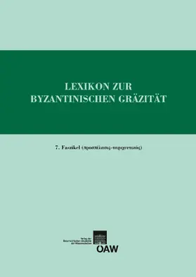 Trapp |  Lexikon zur byantinischen Gräzität, Faszikel 7 | eBook | Sack Fachmedien