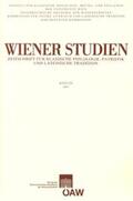 Smolak |  Wiener Studien ? Zeitschrift für Klassische Philologie, Patristik und lateinische Tradition, Band 124/2011 | Buch |  Sack Fachmedien