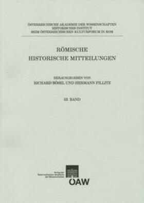 Bösel / Fillitz |  Römische Historische Mitteilungen 53/2011 | Buch |  Sack Fachmedien