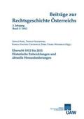 Kohl / Olechowski / Staudigl-Ciechowicz |  Beiträge zur Rechtsgeschichte Österreichs, 2. Jahrgang, Band 1 / 2012 | Buch |  Sack Fachmedien
