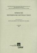 Bösel / Mazohl |  Römische Historische Mitteilungen 55/2013 | Buch |  Sack Fachmedien