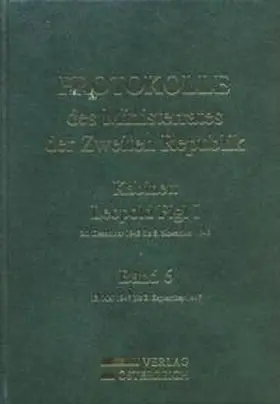 Enderle-Burcel / Jerabek / Jerábek |  Protokolle des Ministerrates der Zweiten Republik, Kabinett Leopold Figl I | Buch |  Sack Fachmedien