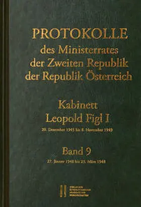 Enderle-Burcel / Jerabek / Mueller |  Protokolle des Ministerrates der Zweiten Republik, Kabinett Leopold Figl I | Buch |  Sack Fachmedien