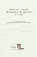 Oebl-Redaktion |  Österreichisches Biographisches Lexikon 1815-1950 / Österreichisches Biographisches Lexikon 1815-1950 Lieferung 66 | Buch |  Sack Fachmedien