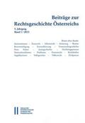 Olechowski |  Beiträge zur Rechtsgeschichte Österreichs | Buch |  Sack Fachmedien