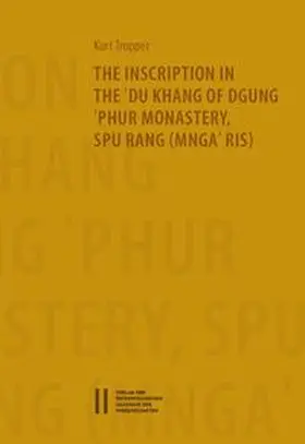 Tropper |  The Inscription in the `Du Khang of `Phur Monastery Spu Rang (Mnga`Ris) | Buch |  Sack Fachmedien